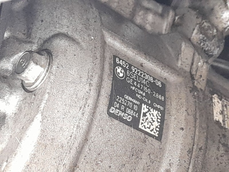 Recambio de compresor aire acondicionado para bmw 1 (f20) 118 i referencia OEM IAM 64529222308  