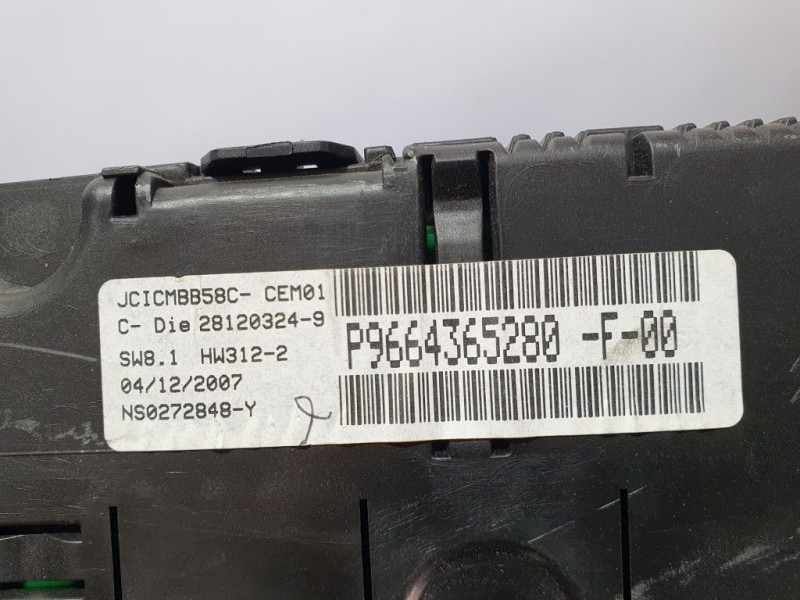 Recambio de cuadro instrumentos para citroën c4 grand picasso exclusive referencia OEM IAM 9664365280 NS0272848Y JOHNSON CONTROL