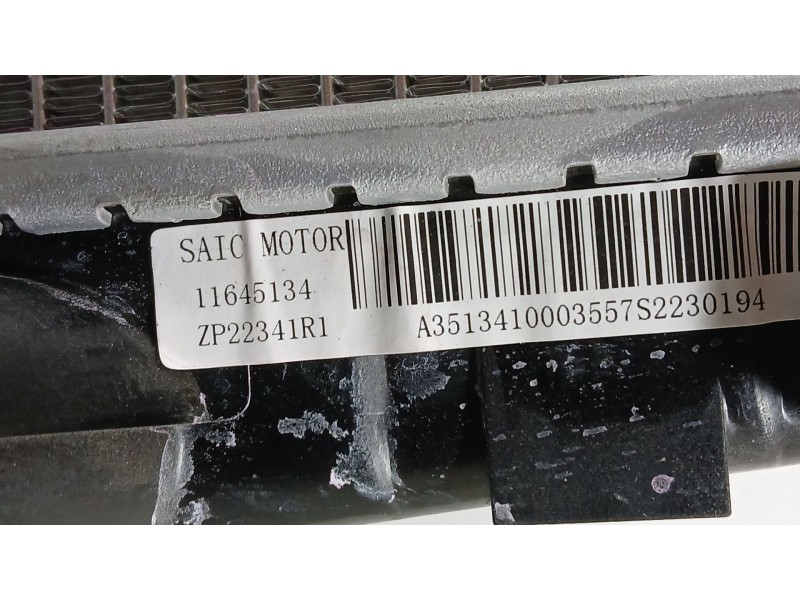Recambio de radiador agua para mg mg 3 (5lfp) mg3 1.5 referencia OEM IAM 11645134 SAIC MOTOR ZP22341R1