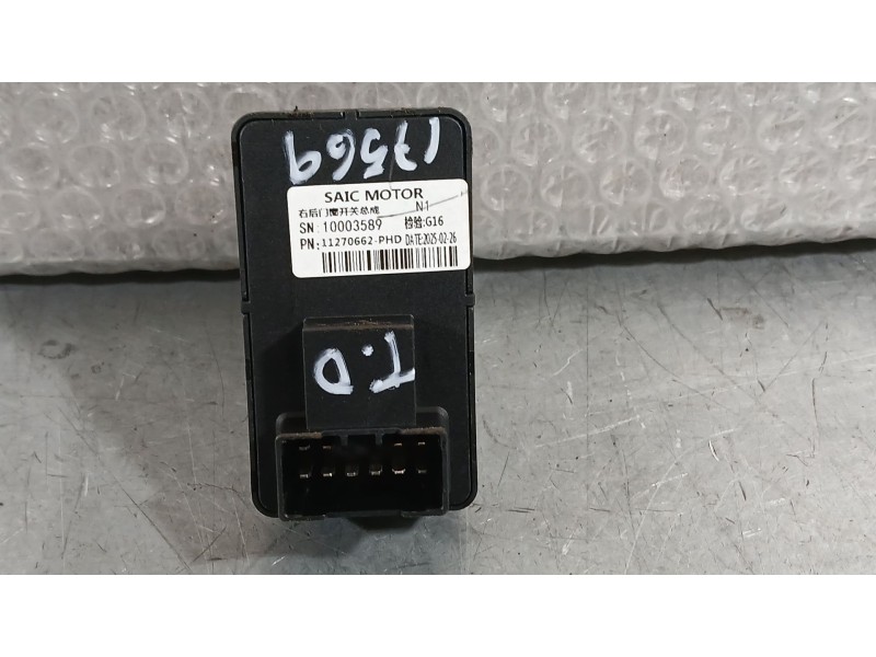 Recambio de mando elevalunas trasero derecho para mg mg 3 (5lfp) mg3 1.5 referencia OEM IAM 11270662PHD SAIC MOTOR 10003589