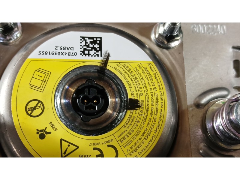 Recambio de kit airbag para mg mg 3 (5lfp) mg3 1.5 referencia OEM IAM 11646086PHD CON SALPICADERO Y PRETENSORES DELANTEROS Y TRA