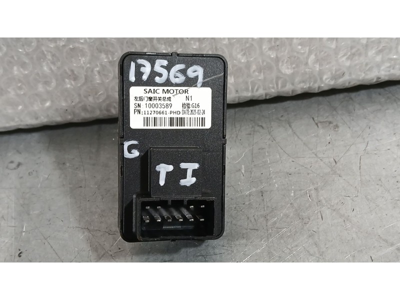 Recambio de mando elevalunas trasero izquierdo para mg mg 3 (5lfp) mg3 1.5 referencia OEM IAM 11270661PHD SAIC MOTOR 10003589