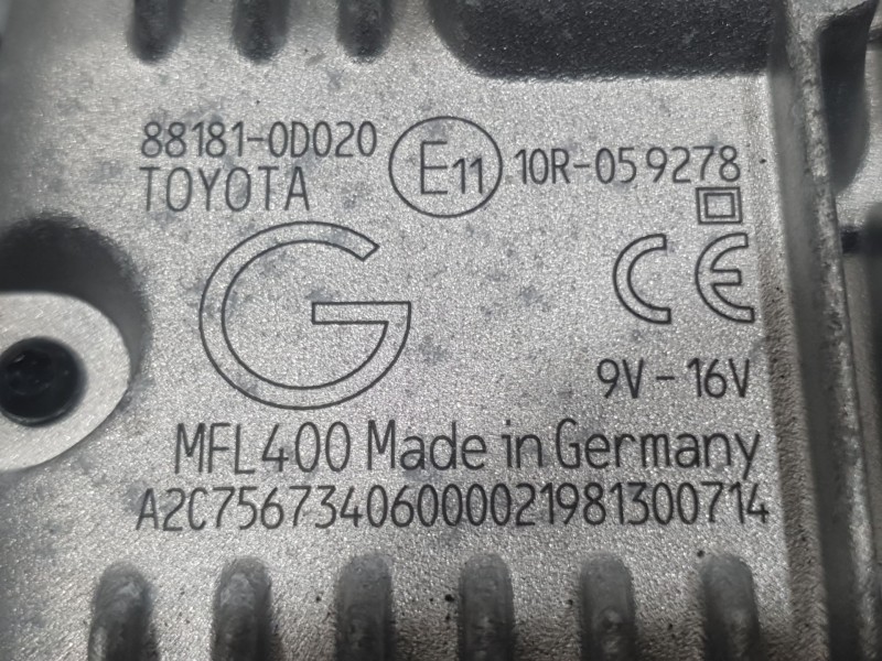 Recambio de camara para toyota yaris (_p13_) 1.5 hybrid (nhp130_) referencia OEM IAM 881810D020  