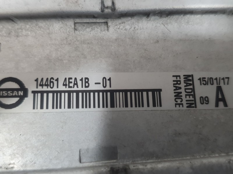 Recambio de intercooler para nissan qashqai ii (j11, j11_) 1.5 dci referencia OEM IAM 144614EA1B MM117X4 VALEO