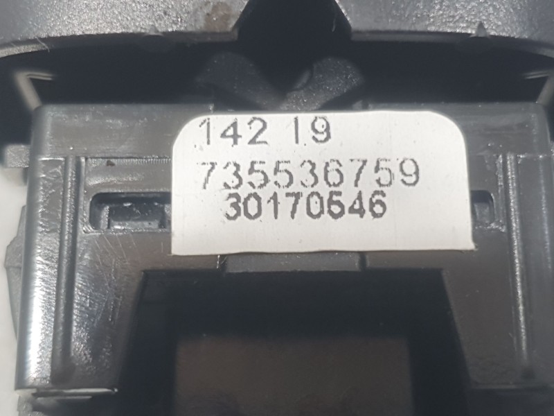 Recambio de mando elevalunas delantero izquierdo para fiat panda (312_, 319_) 1.2 (312pxa1a) referencia OEM IAM 735536759  