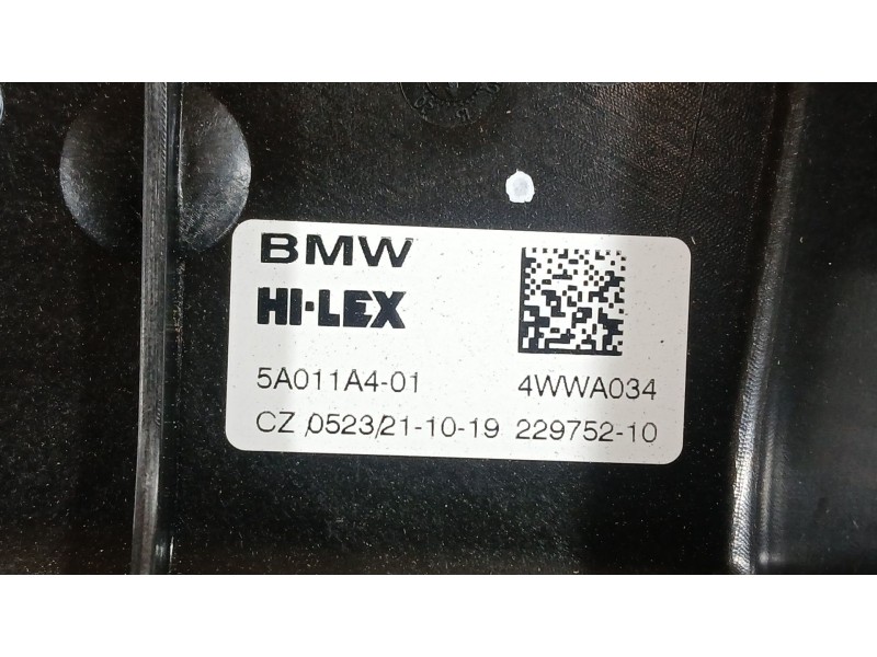 Recambio de elevalunas delantero derecho para bmw 1 (f40) 116 d referencia OEM IAM 51337465248 ELECTRICO 6 PINS 5A011A401