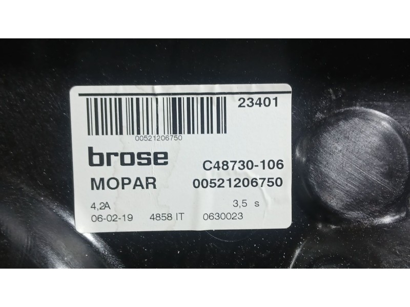 Recambio de elevalunas delantero derecho para fiat 500x (334_) 1.0 (334.axn1b) referencia OEM IAM 52070462  