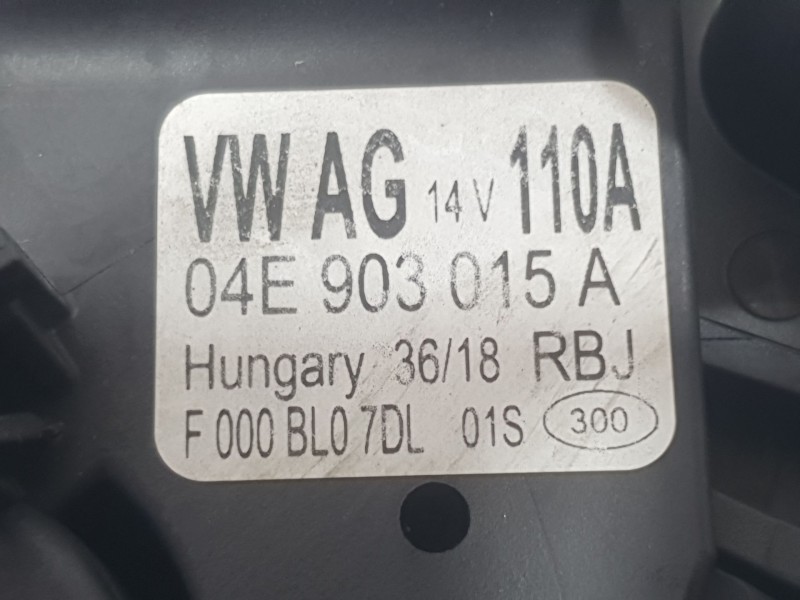 Recambio de alternador para seat leon st (5f8) 1.5 tsi referencia OEM IAM 04E903015A 04E903015GX 