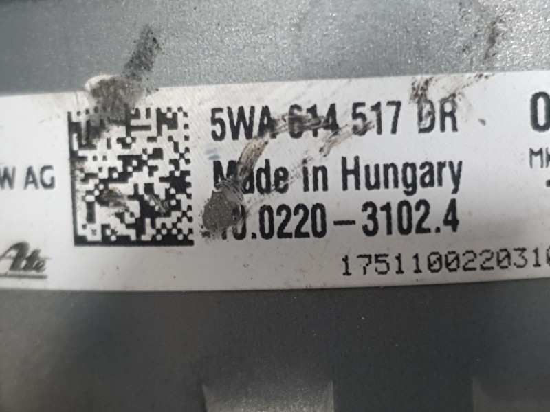 Recambio de abs para skoda octavia iv (nx3, nn3, pv3) 1.5 tsi referencia OEM IAM 5WA614517DR ATE 10022031024