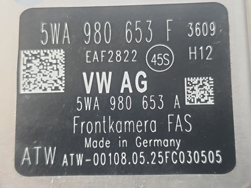 Recambio de camara para skoda octavia iv (nx3, nn3, pv3) 1.5 tsi referencia OEM IAM 5WA980653F  