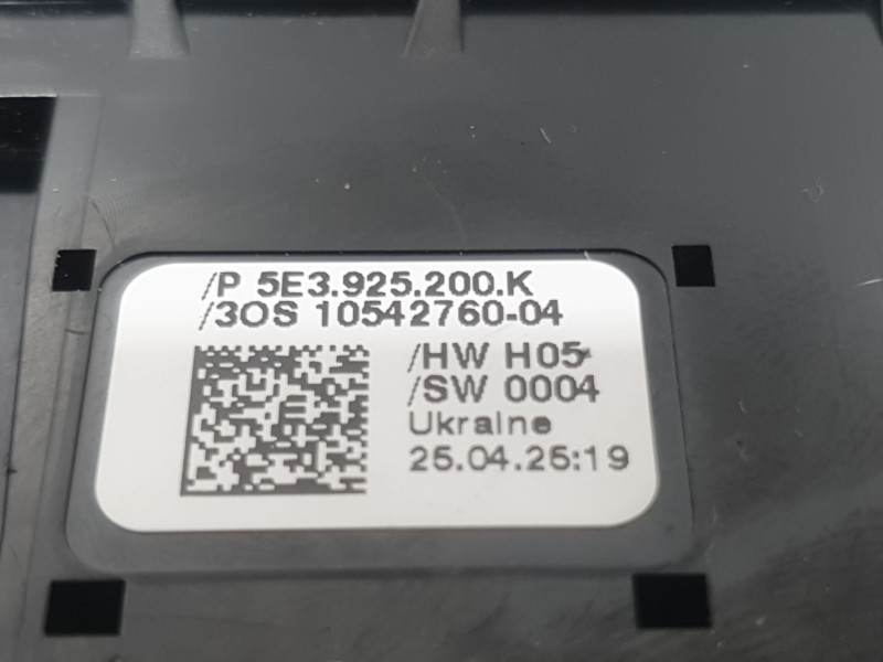Recambio de mando multifuncion para skoda octavia iv (nx3, nn3, pv3) 1.5 tsi referencia OEM IAM 5E3925200K  