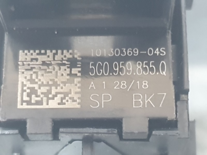 Recambio de mando elevalunas trasero derecho para seat leon st (5f8) 1.5 tsi referencia OEM IAM 5G0959855Q  