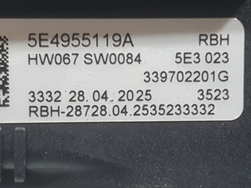 Recambio de motor limpia delantero para skoda octavia iv (nx3, nn3, pv3) 1.5 tsi referencia OEM IAM 5E4955023A 039702201G BOSCH