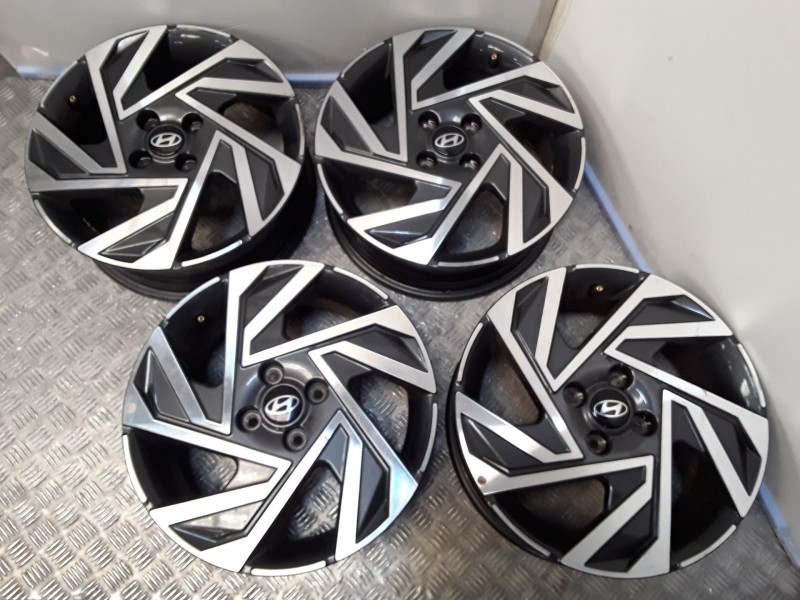 Recambio de juego llantas aluminio para hyundai i20 iii (bc3, bi3) 1.0 t-gdi referencia OEM IAM 6X16 4 TORN ET50  ALUMINIO