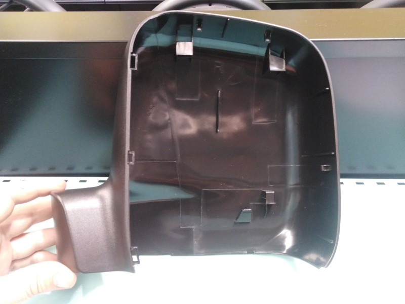 Recambio de carcasa espejo derecho para volkswagen t5 transporter/furgoneta referencia OEM IAM IMPRIMADA  