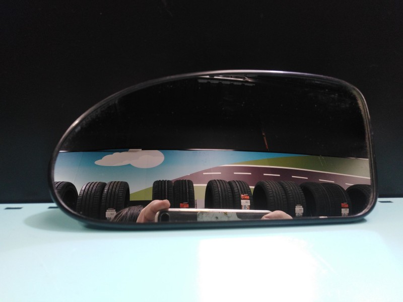 Recambio de cristal retrovisor izquierdo para ford focus berlina (cak) referencia OEM IAM  SOPORTE REDONDO 