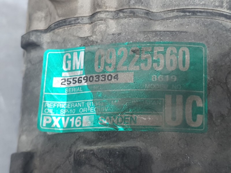 Recambio de compresor aire acondicionado para opel vectra c gts (z02) 2.0 16v turbo (f68) referencia OEM IAM 09225560 2556903304
