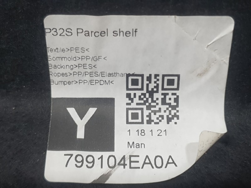 Recambio de bandeja trasera para nissan qashqai ii (j11, j11_) 1.3 dig-t referencia OEM IAM 799104EA0A  