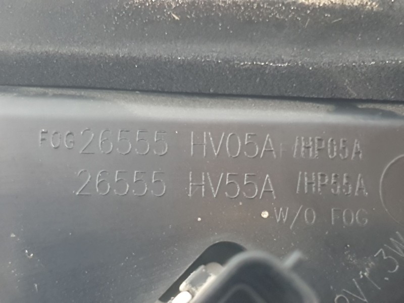 Recambio de piloto trasero izquierdo interior para nissan qashqai ii (j11, j11_) 1.3 dig-t referencia OEM IAM 26555HV05A  