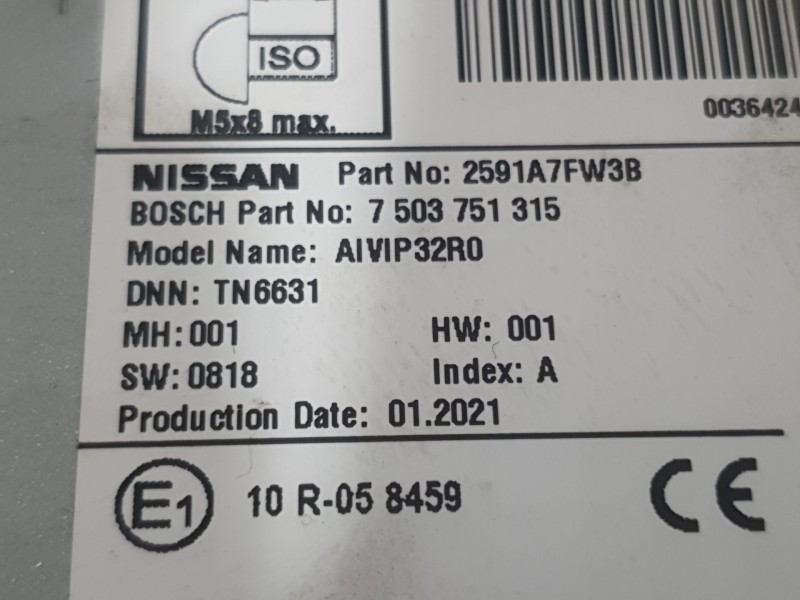 Recambio de sistema navegacion gps para nissan qashqai ii (j11, j11_) 1.3 dig-t referencia OEM IAM   