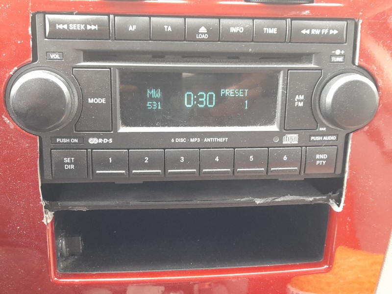 Recambio de sistema audio / radio cd para dodge caliber 2.0 crd referencia OEM IAM Z5064173AN  