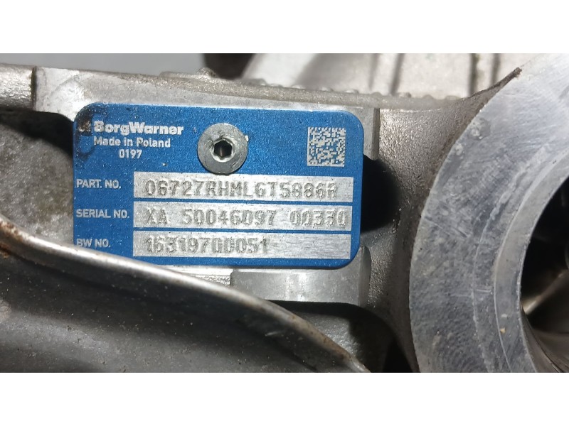 Recambio de turbocompresor para dacia sandero essential referencia OEM IAM   