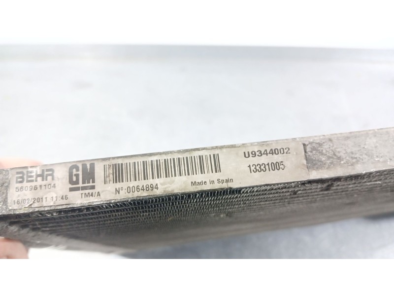 Recambio de condensador / radiador aire acondicionado para opel meriva b monospace (s10) 1.7 cdti (75) referencia OEM IAM 133310