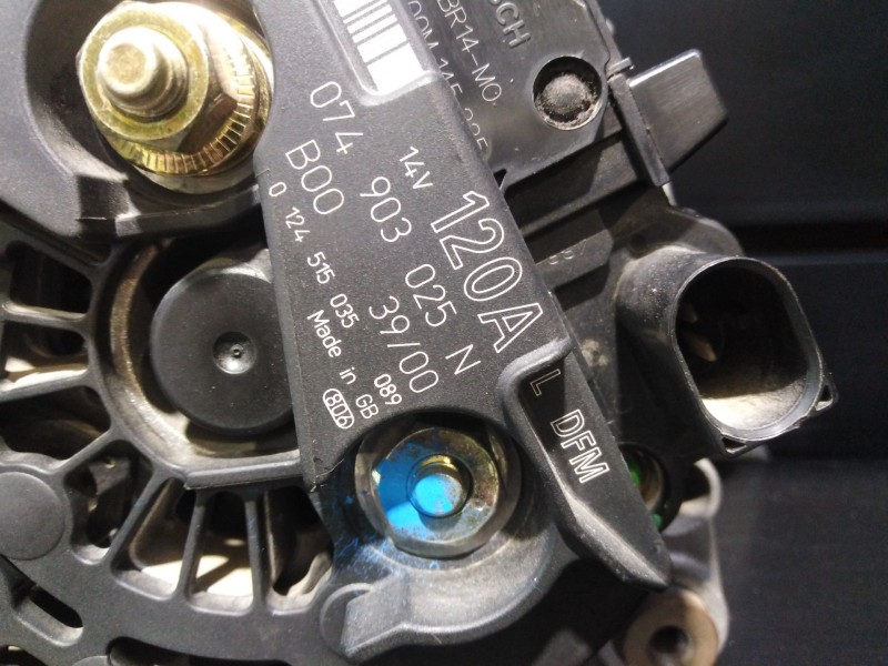 Recambio de alternador para volkswagen lt caja cerrada / combi (mod. 1997) 2.8 tdi referencia OEM IAM   