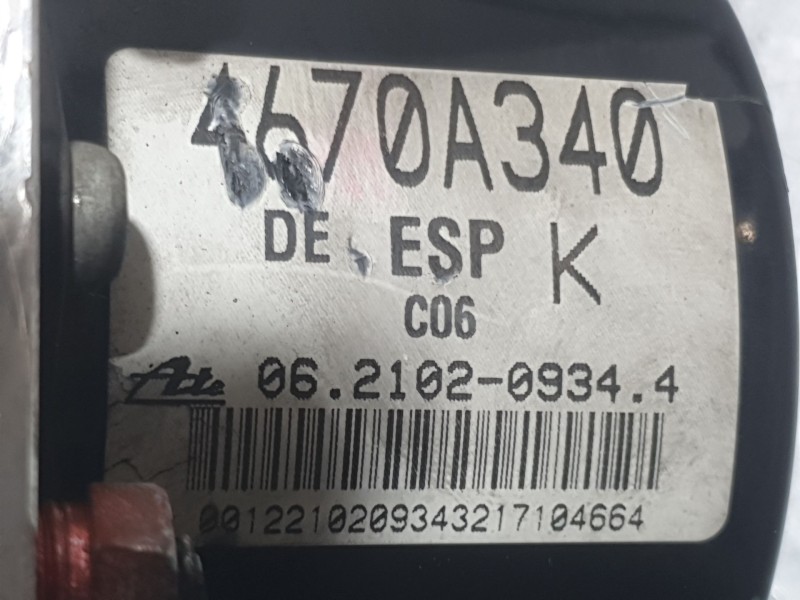 Recambio de abs para mitsubishi outlander ii (cw_w) 2.2 di-d 4wd referencia OEM IAM 4670A340 06210209344 ATE