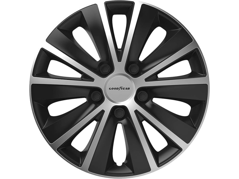 Recambio de juego tapacubos para universal accesorio - referencia OEM IAM GOD9055 GOODYEAR 16´´ MONACO BICOLOR