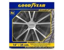 Recambio de juego tapacubos para universal accesorio - referencia OEM IAM GOD9053 GOODYEAR 14´´ MONACO BICOLOR