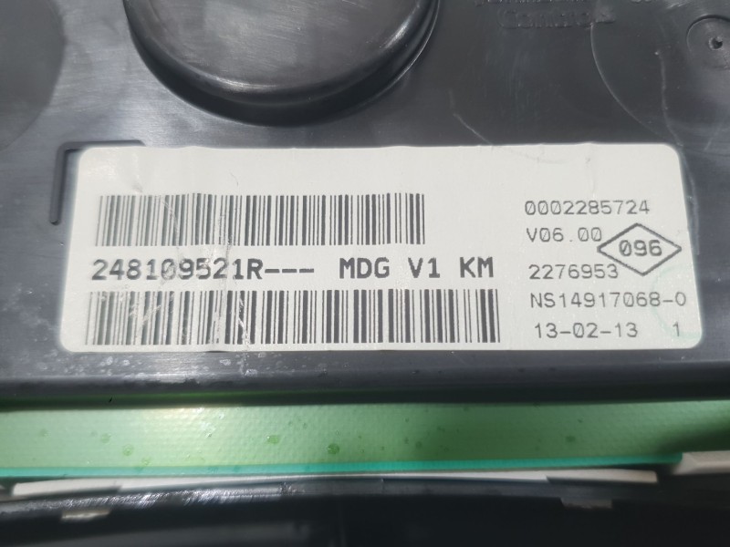 Recambio de cuadro instrumentos para dacia lodgy (js_) 1.5 dci referencia OEM IAM 248109521R  
