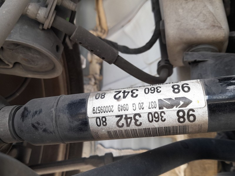 Recambio de transmision delantera derecha para opel corsa f (p2jo) 1.2 (68) referencia OEM IAM 1647577380 9836034280 