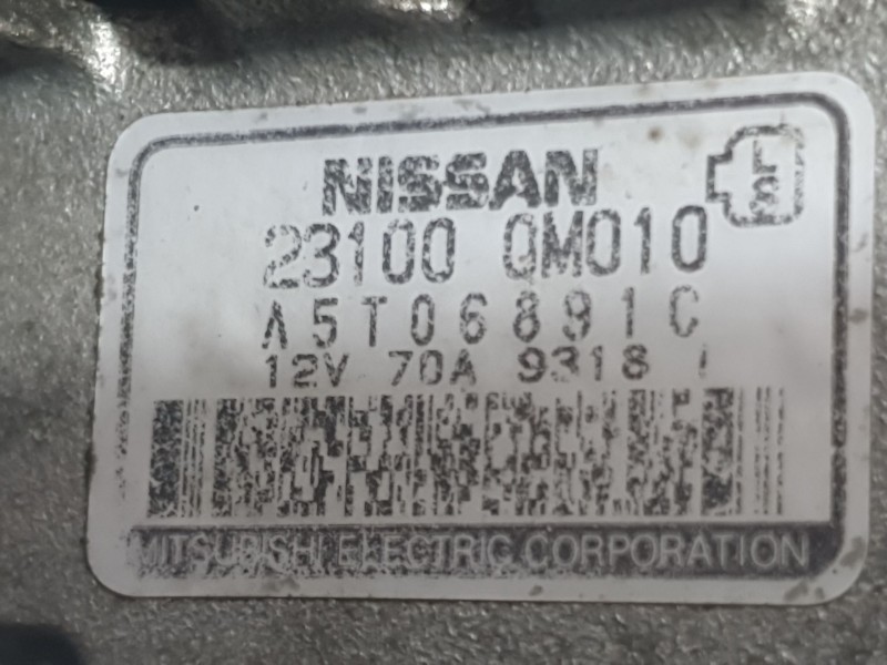Recambio de alternador para nissan almera i (n15) 1.4 referencia OEM IAM 231000M010 A5T06891C MITSUBISHI