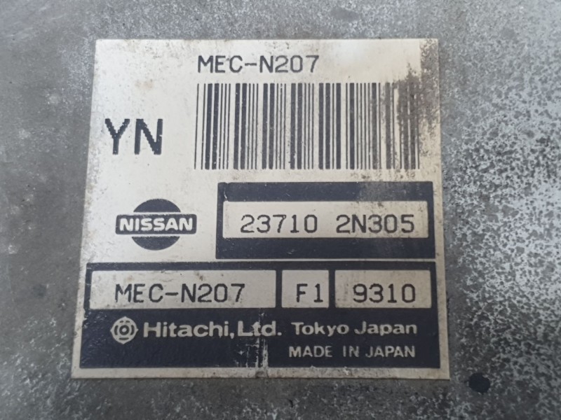 Recambio de centralita motor uce para nissan almera i (n15) 1.4 referencia OEM IAM 237102N305 MECN207 HITACHI