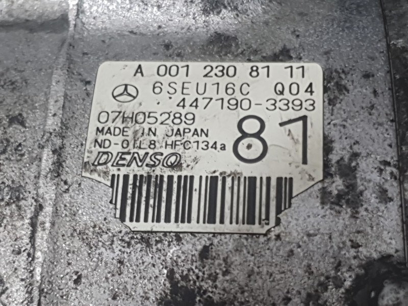 Recambio de compresor aire acondicionado para mercedes-benz clase e (w211) e 280 (211.054) referencia OEM IAM A0012308111 447190