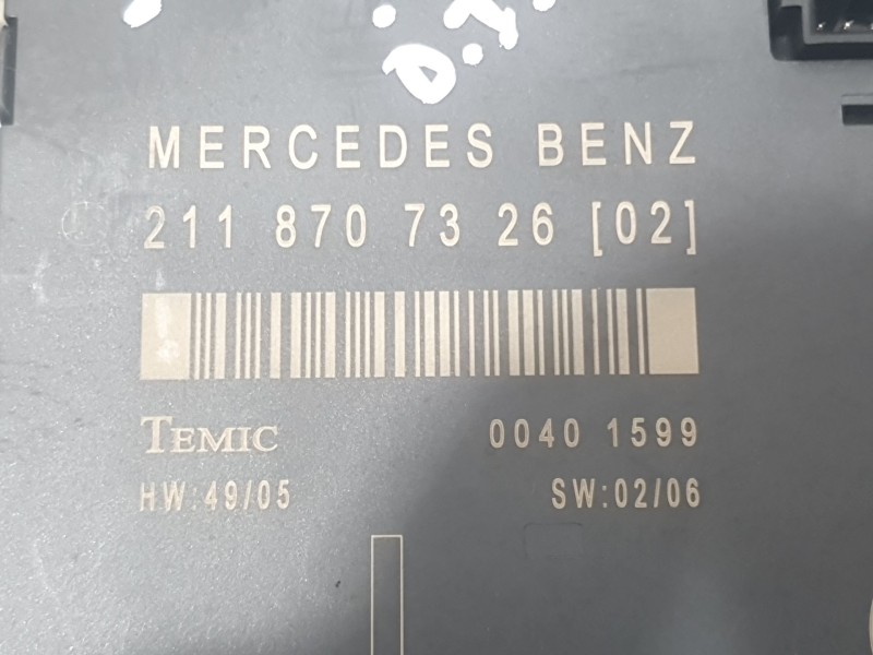 Recambio de modulo electronico para mercedes-benz clase e (w211) e 280 (211.054) referencia OEM IAM 2118707326 DELANTERO IZQUIER