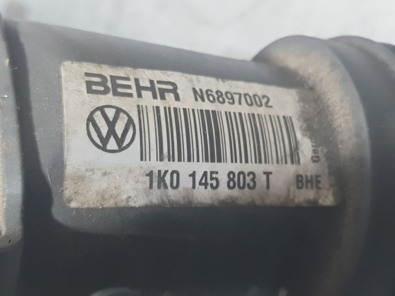 Recambio de intercooler para volkswagen golf v (1k1) 1.4 tsi referencia OEM IAM 1K0145803T N6897002 BEHR