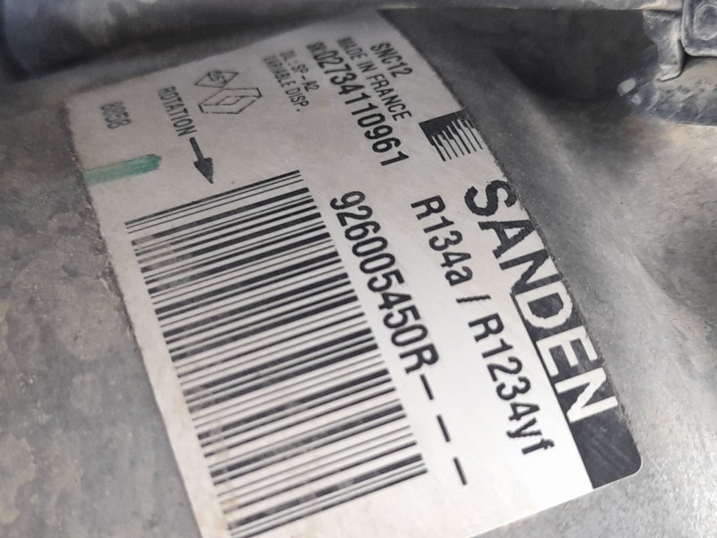 Recambio de compresor aire acondicionado para renault clio v (b7_) 1.0 tce 100 (b7mt) referencia OEM IAM 926008955R  