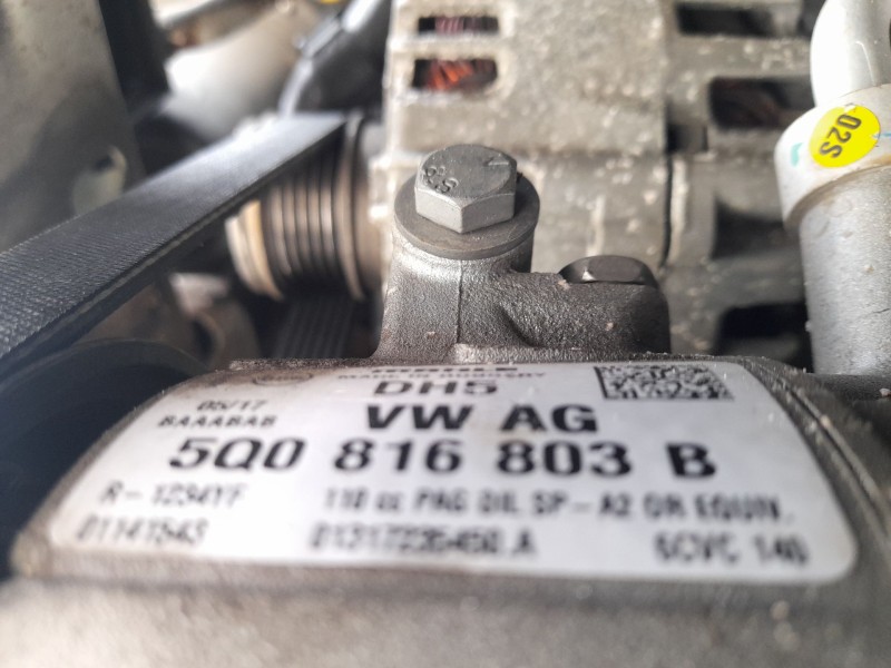 Recambio de compresor aire acondicionado para seat leon (5f1) 1.6 tdi referencia OEM IAM 5Q0816803D 5Q0820803Q 