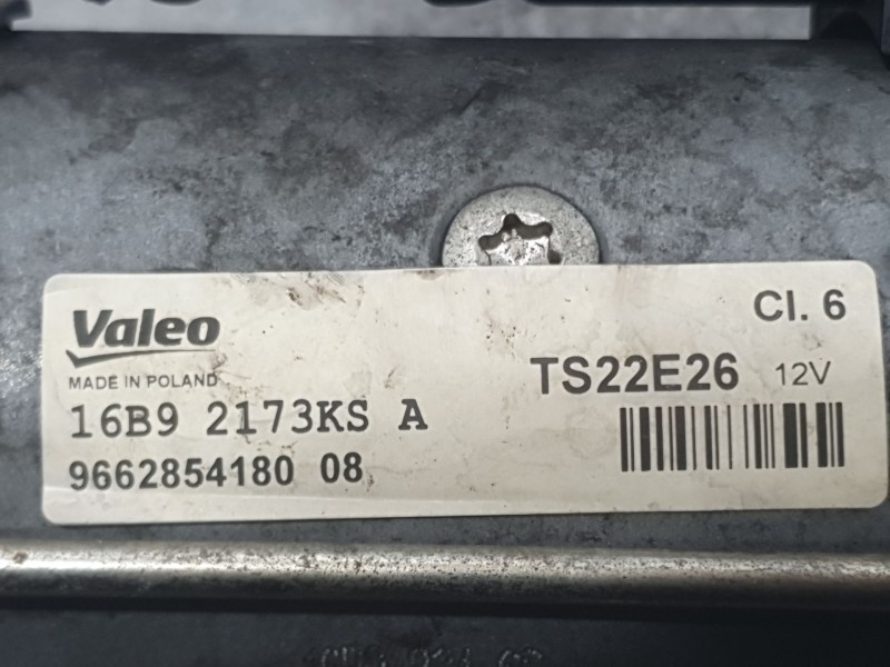Recambio de motor arranque para citroën berlingo furgoneta/monovolumen (k9) 1.6 bluehdi 75 referencia OEM IAM 9662854180 TS22E26