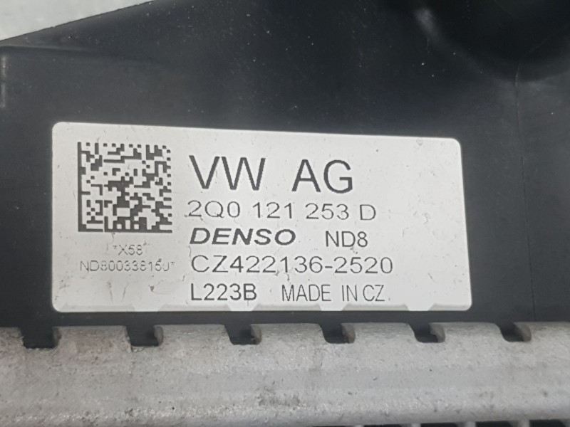 Recambio de radiador agua adicional para seat arona (kj7, kjp) 1.0 tsi referencia OEM IAM 2Q0121253D CZ4221362520 DENSO