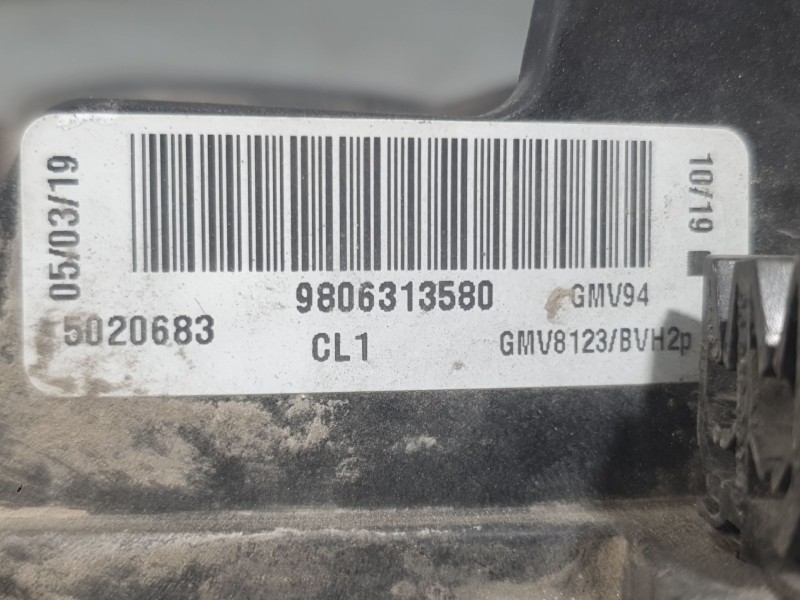 Recambio de electroventilador para citroën berlingo furgoneta/monovolumen (k9) 1.6 bluehdi 75 referencia OEM IAM 9806312580  