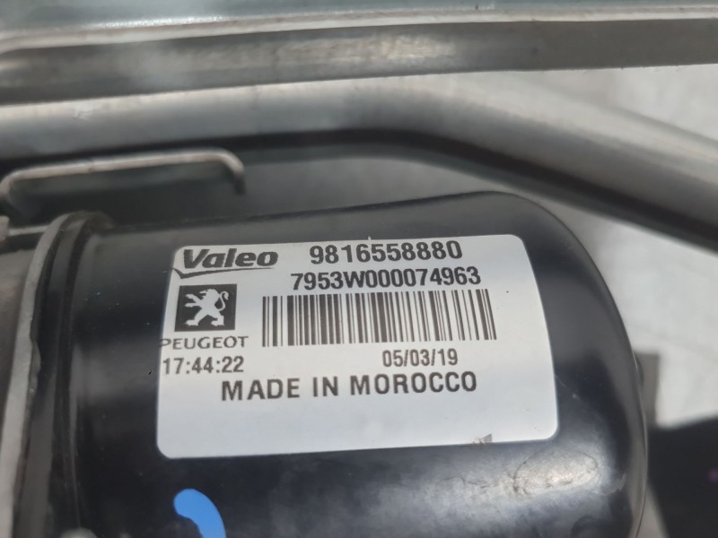 Recambio de motor limpia delantero para citroën berlingo furgoneta/monovolumen (k9) 1.6 bluehdi 75 referencia OEM IAM 9816558880