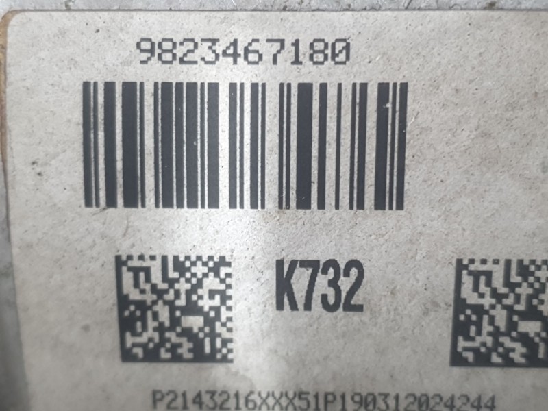 Recambio de filtro de particulas para citroën berlingo furgoneta/monovolumen (k9) 1.6 bluehdi 75 referencia OEM IAM 9823467180  