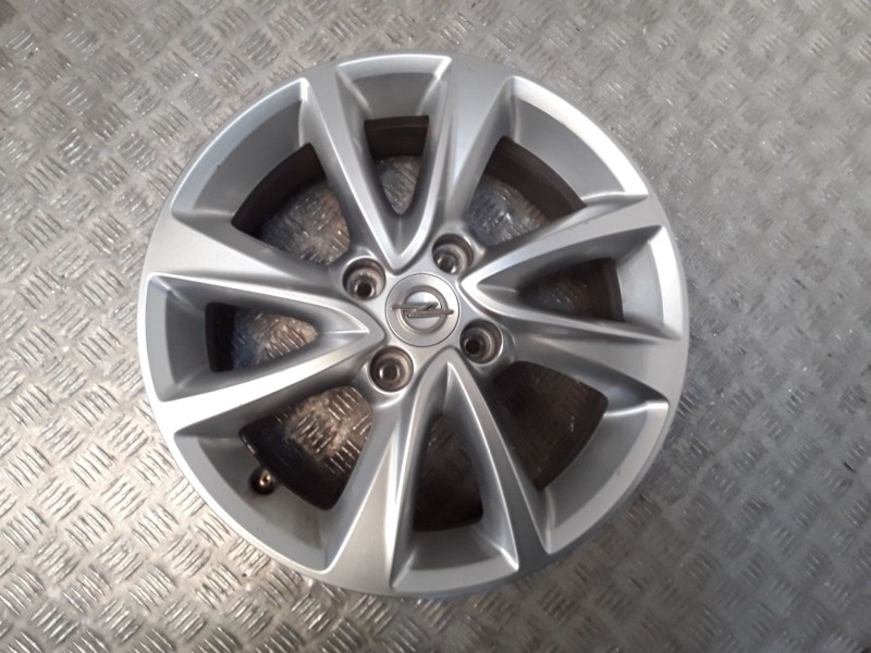 Recambio de juego llantas aluminio para opel corsa f (p2jo) 1.2 (68) referencia OEM IAM 6.5X16 4 TORN ET38 ROZADAS ALUMINIO