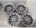 Recambio de juego llantas aluminio para bmw 1 (f20) 118 i referencia OEM IAM 7X16 5 TORN ET40 ROZADAS ALUMINIO