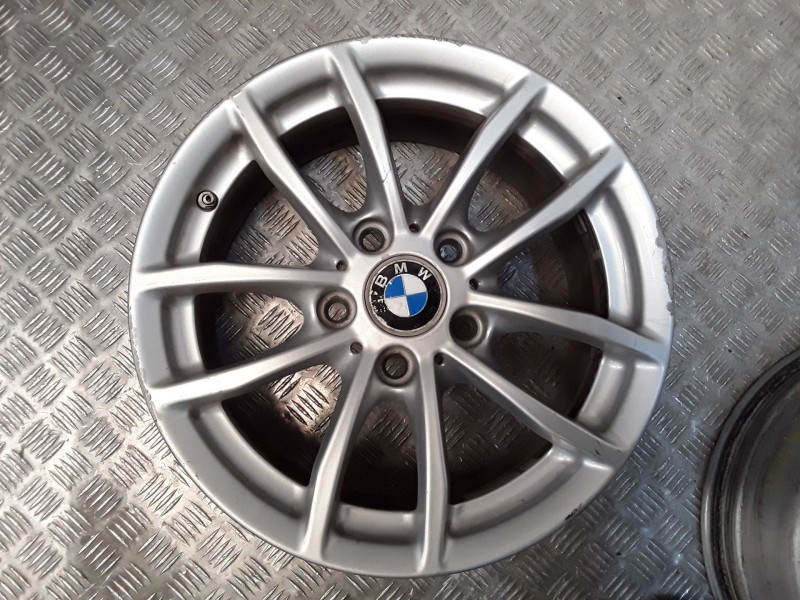 Recambio de juego llantas aluminio para bmw 1 (f20) 118 i referencia OEM IAM 7X16 5 TORN ET40 ROZADAS ALUMINIO
