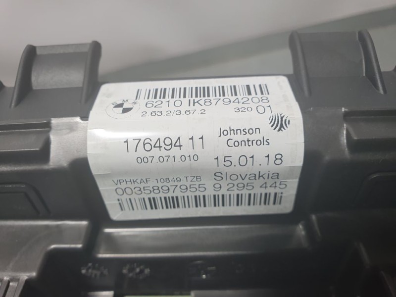 Recambio de cuadro instrumentos para bmw serie x1 (f48) sdrive18d referencia OEM IAM 6210IK8794208 17649411 JOHNSON CONTROLS