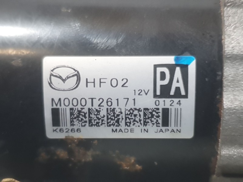 Recambio de motor arranque para mazda cx-30 (dm) skyactiv-x m hybrid referencia OEM IAM HF02PA M000T26171 